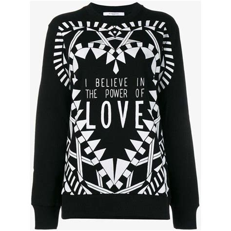 givenchy i believe in the power of love sweater|Givenchy Power of Love Long.